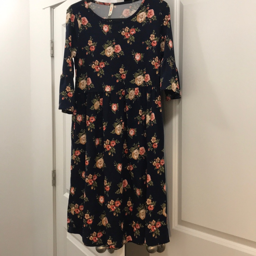 Orange Creek Floral Dress